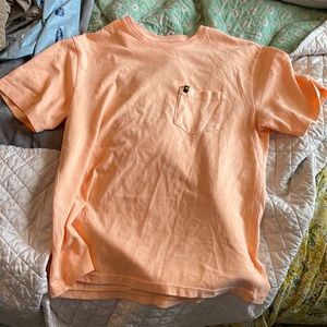 Wonder nation salmon colored shirt with pocket.